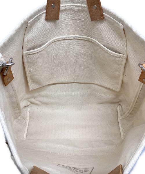SILVER（シルバー）SILVER  (シルバー) キャンバストートバッグ アイボリーの古着・服飾アイテム