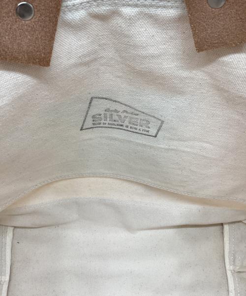 SILVER（シルバー）SILVER  (シルバー) キャンバストートバッグ アイボリーの古着・服飾アイテム