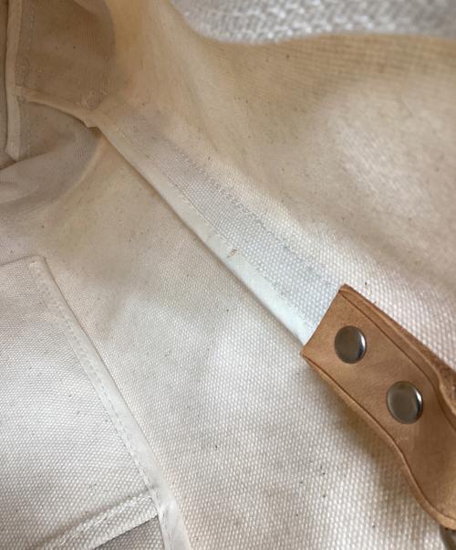 SILVER（シルバー）SILVER  (シルバー) キャンバストートバッグ アイボリーの古着・服飾アイテム