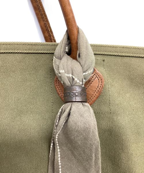 KAPITAL（キャピタル）KAPITAL (キャピタル) 4号アーミー帆布 MILK BAG オリーブの古着・服飾アイテム