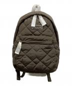 MARC JACOBSマークジェイコブス）の古着「キルティングバックパック」｜オリーブ