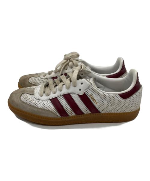 adidas（アディダス）adidas (アディダス) Samba OG 'White Collegiate Burgundy' ホワイト サイズ:26㎝の古着・服飾アイテム