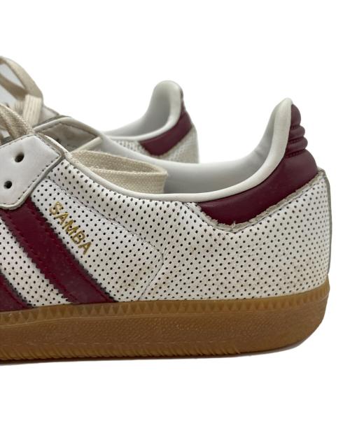 adidas（アディダス）adidas (アディダス) Samba OG 'White Collegiate Burgundy' ホワイト サイズ:26㎝の古着・服飾アイテム