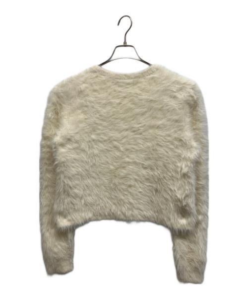 FRED PERRY（フレッドペリー）FRED PERRY (フレッドペリー) フラッフィー ニット カーディガン ホワイト サイズ:UK10 D36 EUR38 USA6の古着・服飾アイテム