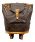 LOUIS VUITTON（ルイ ヴィトン）の古着「モノグラムモンスリGMリュック」｜ブラウン