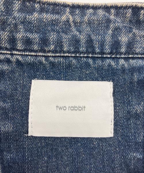 two rabbit（トゥラビット）two rabbit (トゥラビット) ジップアップデニムジャケット インディゴ サイズ:11の古着・服飾アイテム