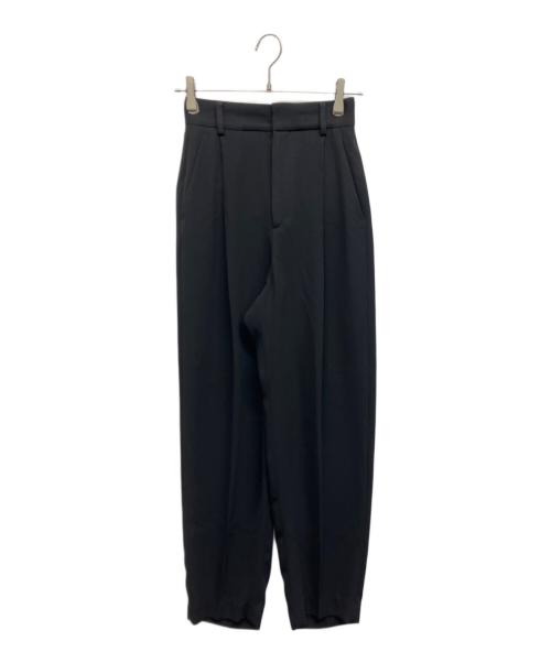 6(ROKU) BEAUTY&YOUTH（ロク ビューティーアンドユース）6(ROKU) BEAUTY&YOUTH (ロク ビューティーアンドユース) GEORGETTE TUCK PANTS 2 ブラック サイズ:32の古着・服飾アイテム