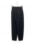 6(ROKU) BEAUTY&YOUTH（ロク ビューティーアンドユース）の古着「GEORGETTE TUCK PANTS 2」｜ブラック