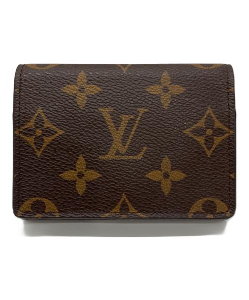 LOUIS VUITTON（ルイ ヴィトン）LOUIS VUITTON (ルイ ヴィトン) モノグラムアンヴェロップ・カルト・ドゥ・ヴィジットカードケース ブラウン サイズ:下記参照の古着・服飾アイテム