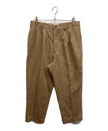L.L.Bean（エルエルビーン）の古着「L.L.Bean リネン混スラックス」｜ベージュ