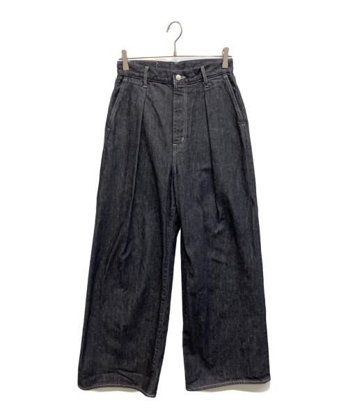 Graphpaper（グラフペーパー）Graphpaper (グラフペーパー) Selvage Denim Two Tuck Wide Pants インディゴの古着・服飾アイテム