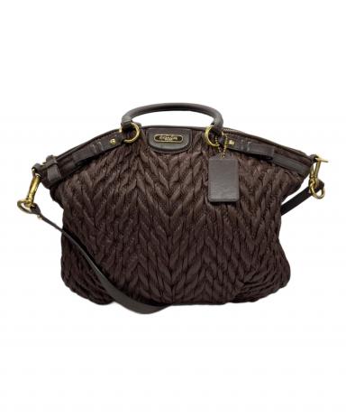 ​【美品】COACH コーチ 2WAY ショルダー マディソン 茶 F18634 中古・古着通販】COACH (コーチ) マディソン ショルダーバッグ
