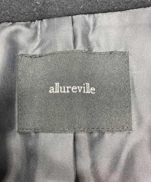 allureville（アルアバイル）allureville (アルアバイル) スタンドカラーショートコート ブラック サイズ:1の古着・服飾アイテム