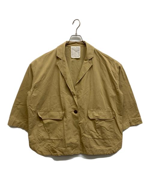 BEARDSLEY（ビアズリー）BEARDSLEY (ビアズリー) テーラードジャケット ベージュ サイズ:Freeの古着・服飾アイテム