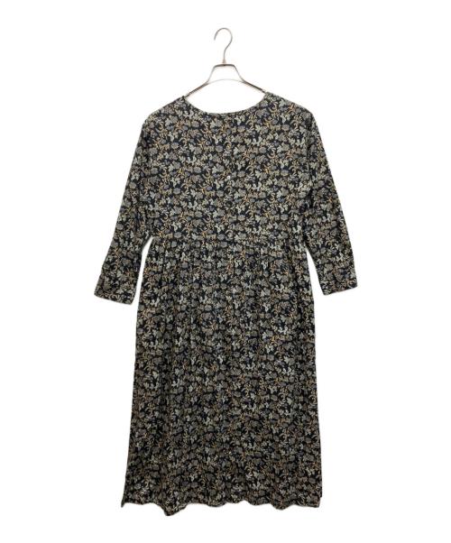 BEARDSLEY（ビアズリー）BEARDSLEY (ビアズリー) サラサプリントワンピース ブラック サイズ:Freeの古着・服飾アイテム