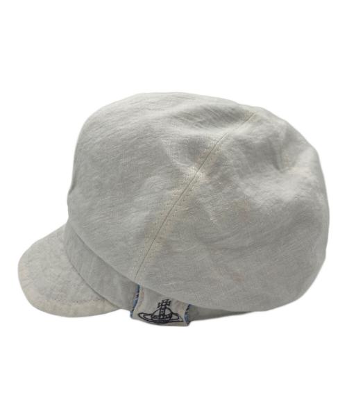Vivienne Westwood（ヴィヴィアンウエストウッド）Vivienne Westwood (ヴィヴィアンウエストウッド) コットンリネンキャスケット ブルー サイズ:下記参照の古着・服飾アイテム