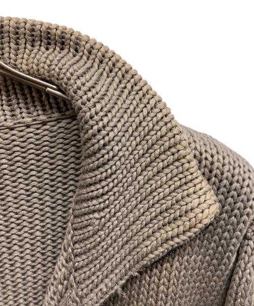 LOUIS VUITTON（ルイ ヴィトン）LOUIS VUITTON (ルイ ヴィトン) コットンドライバーズニット ベージュ サイズ:Sの古着・服飾アイテム