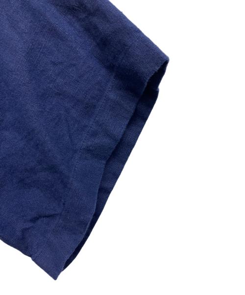 POLO RALPH LAUREN（ポロ・ラルフローレン）POLO RALPH LAUREN (ポロ・ラルフローレン) リネンシャツワンピース ネイビー サイズ:XSの古着・服飾アイテム