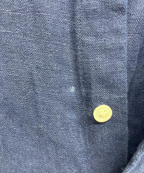 POLO RALPH LAUREN（ポロ・ラルフローレン）POLO RALPH LAUREN (ポロ・ラルフローレン) リネンシャツワンピース ネイビー サイズ:XSの古着・服飾アイテム