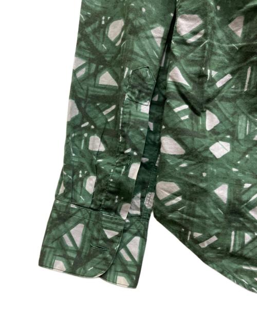 DRIES VAN NOTEN（ドリスヴァンノッテン）DRIES VAN NOTEN (ドリスヴァンノッテン) 総柄シャツ グリーン サイズ:44の古着・服飾アイテム