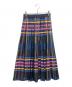 ANAYI (アナイ) チェックオーガンジーフレアスカート ネイビー サイズ:38：4000円