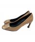 Roger Vivier (ロジェ ヴィヴィエ) トランペット パテントレザー パンプス ベージュ サイズ:23.5cm：15000円
