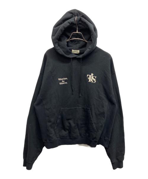 FORSOMEONE（フォーサムワン）FORSOMEONE (フォーサムワン) FORSOMEONE 2 tone hoodie ブラック サイズ:48の古着・服飾アイテム