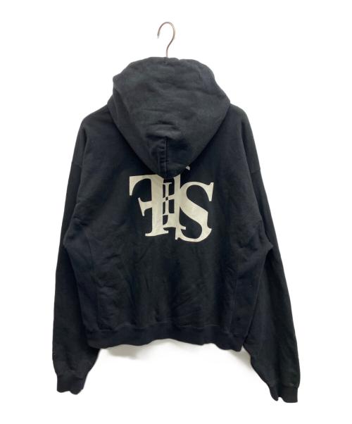 FORSOMEONE（フォーサムワン）FORSOMEONE (フォーサムワン) FORSOMEONE 2 tone hoodie ブラック サイズ:48の古着・服飾アイテム