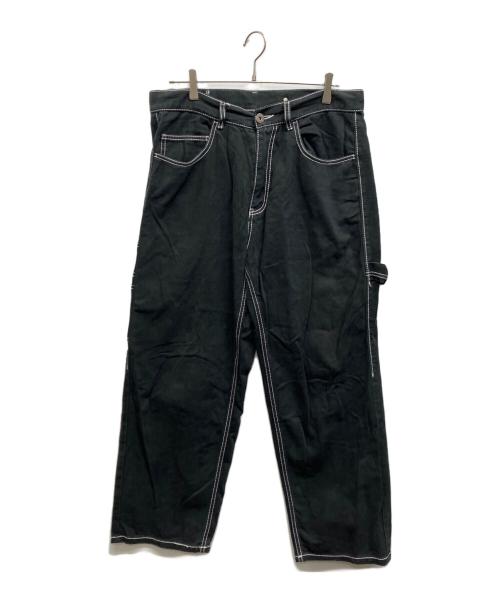 DANKE SCHON（ダンケ シェーン）DANKE SCHON (ダンケ シェーン) ペインターパンツ ブラック サイズ:Lの古着・服飾アイテム