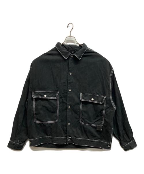 DANKE SCHON（ダンケ シェーン）DANKE SCHON (ダンケ シェーン) カバーオール ブラック サイズ:Freeの古着・服飾アイテム