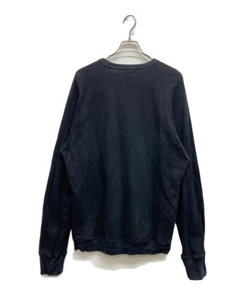 DIESEL（ディーゼル）DIESEL (ディーゼル) X1978Xラグランスウェット ブラック サイズ:Lの古着・服飾アイテム
