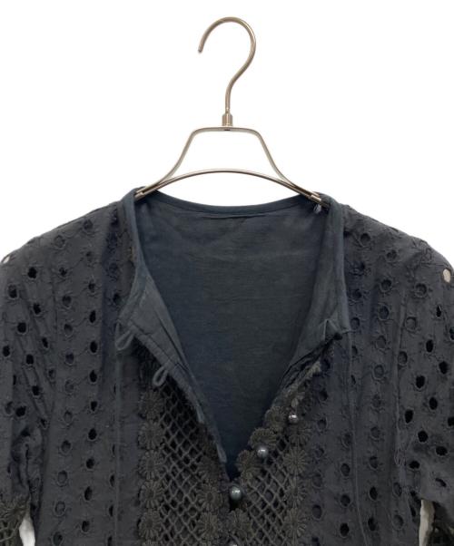 freada（フリーダ）freada (フリーダ) カットワーク刺繍ワンピース ブラック サイズ:Freeの古着・服飾アイテム