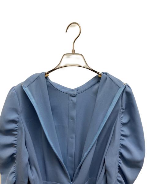 ANAYI（アナイ）ANAYI (アナイ) ベルト付ブラウスワンピース ブルー サイズ:36の古着・服飾アイテム