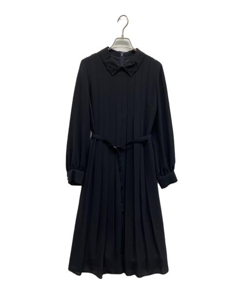 ANAYI（アナイ）ANAYI (アナイ) シアードビービジューカラー ワンピース ネイビー サイズ:Mの古着・服飾アイテム