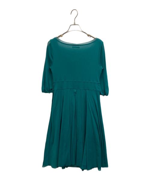 VIVIENNE TAM（ヴィヴィアンタム）VIVIENNE TAM (ヴィヴィアンタム) パワーネットワンピース グリーン サイズ:1の古着・服飾アイテム