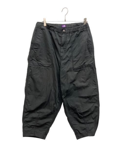 THE NORTHFACE PURPLELABEL（ザ・ノースフェイス パープルレーベル）THE NORTHFACE PURPLELABEL (ザ・ノースフェイス パープルレーベル) Ripstop Wide Cropped Field Pants ブラック サイズ:32の古着・服飾アイテム