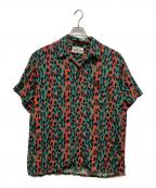 WACKO MARIAワコマリア）の古着「LEOPARD HAWAIIAN SHIRT」｜グリーン