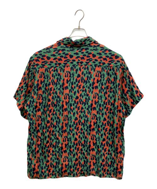 WACKO MARIA（ワコマリア）WACKO MARIA (ワコマリア) LEOPARD HAWAIIAN SHIRT グリーン サイズ:XLの古着・服飾アイテム