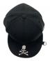 中古・古着 New Era (ニューエラ) Mastermind JAPAN (マスターマインド ジャパン) スカル刺繍キャップ ブラック：9000円