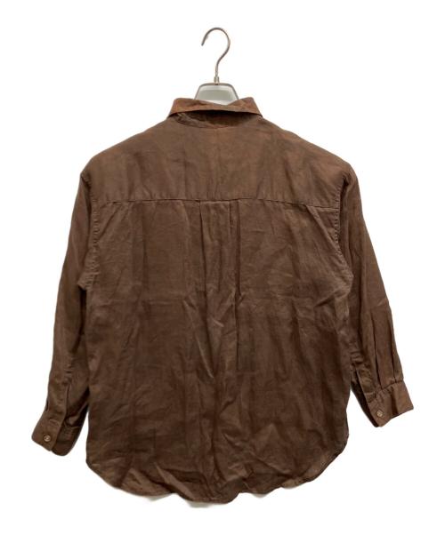 JOURNAL STANDARD（ジャーナルスタンダード）JOURNAL STANDARD (ジャーナルスタンダード) リネンシャツ ブラウン サイズ:Freeの古着・服飾アイテム