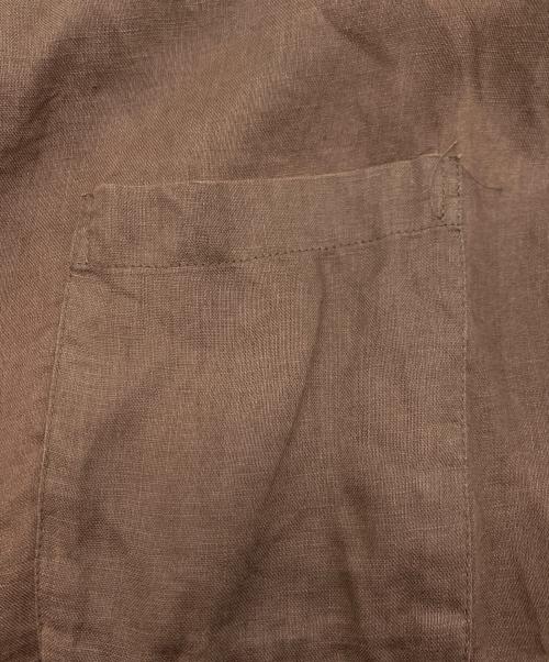 JOURNAL STANDARD（ジャーナルスタンダード）JOURNAL STANDARD (ジャーナルスタンダード) リネンシャツ ブラウン サイズ:Freeの古着・服飾アイテム