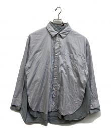 stein（シュタイン）の古着「Oversized Layered Shirt」｜ブルー