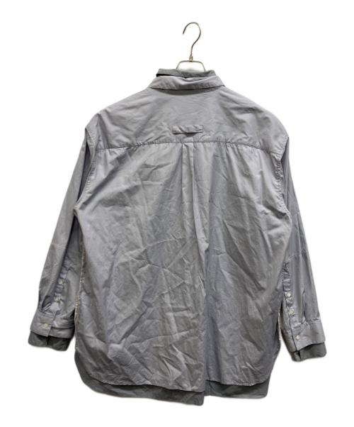 stein（シュタイン）stein (シュタイン) Oversized Layered Shirt ブルー サイズ:Sの古着・服飾アイテム