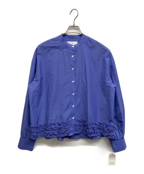 CYAN TOKYO（シアン トーキョー）CYAN TOKYO (シアン トーキョー) CYAN TOKYO ヘムフリルシャツ ブルー サイズ:Free 未使用品の古着・服飾アイテム