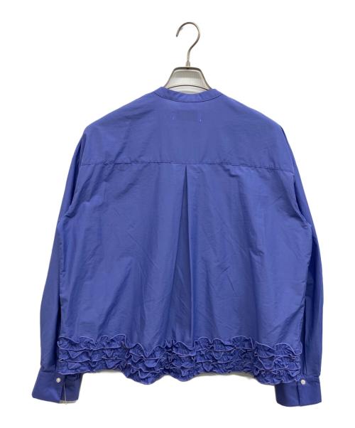CYAN TOKYO（シアン トーキョー）CYAN TOKYO (シアン トーキョー) CYAN TOKYO ヘムフリルシャツ ブルー サイズ:Free 未使用品の古着・服飾アイテム