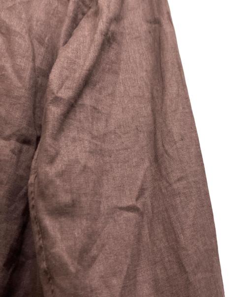 theory（セオリー）theory (セオリー) Relaxed Linen Irving Shirt A ブラウン サイズ:Sの古着・服飾アイテム