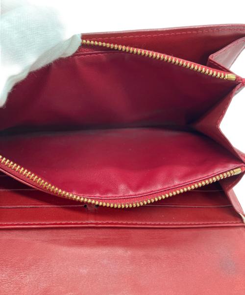 LOUIS VUITTON（ルイ ヴィトン）LOUIS VUITTON (ルイ ヴィトン) モノグラムヴェルニ ポルトフォイユ・サラヌー レッドの古着・服飾アイテム