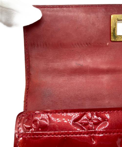 LOUIS VUITTON（ルイ ヴィトン）LOUIS VUITTON (ルイ ヴィトン) モノグラムヴェルニ ポルトフォイユ・サラヌー レッドの古着・服飾アイテム