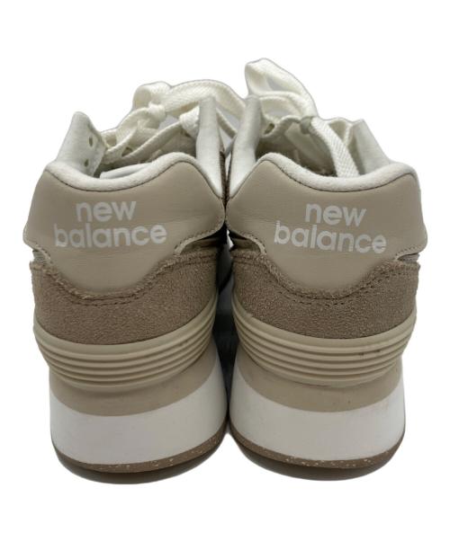NEW BALANCE（ニューバランス）NEW BALANCE (ニューバランス) WL574ZSM LIGHT BROWN ベージュ サイズ:23.5cmの古着・服飾アイテム