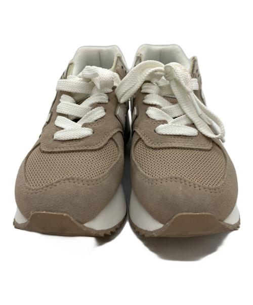 NEW BALANCE（ニューバランス）NEW BALANCE (ニューバランス) WL574ZSM LIGHT BROWN ベージュ サイズ:23.5cmの古着・服飾アイテム